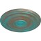 Ekena Millwork Carton Smooth Ceiling Medallion (Canopies up to 9 1/8"), 29 1/8"OD x 1 1/2"P, Copper Green Patina CM29CACGS - alternate 3